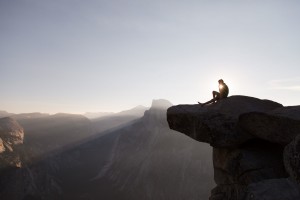 On the mountains